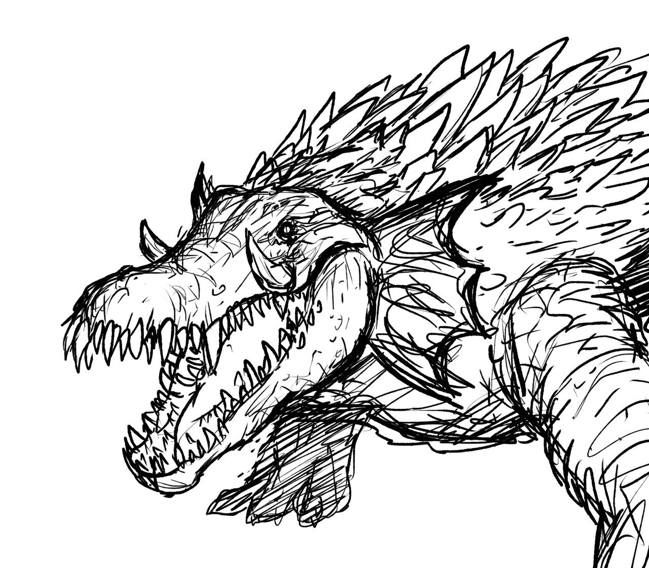 Space Dragon: fasstststs sketch Rampage was fun to watch
