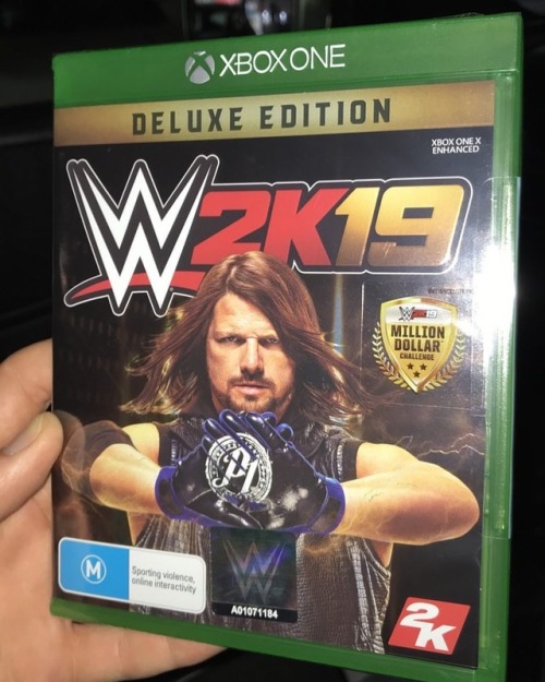 I have been looking forward to today!#wwe #wwe2k19 #xbox...