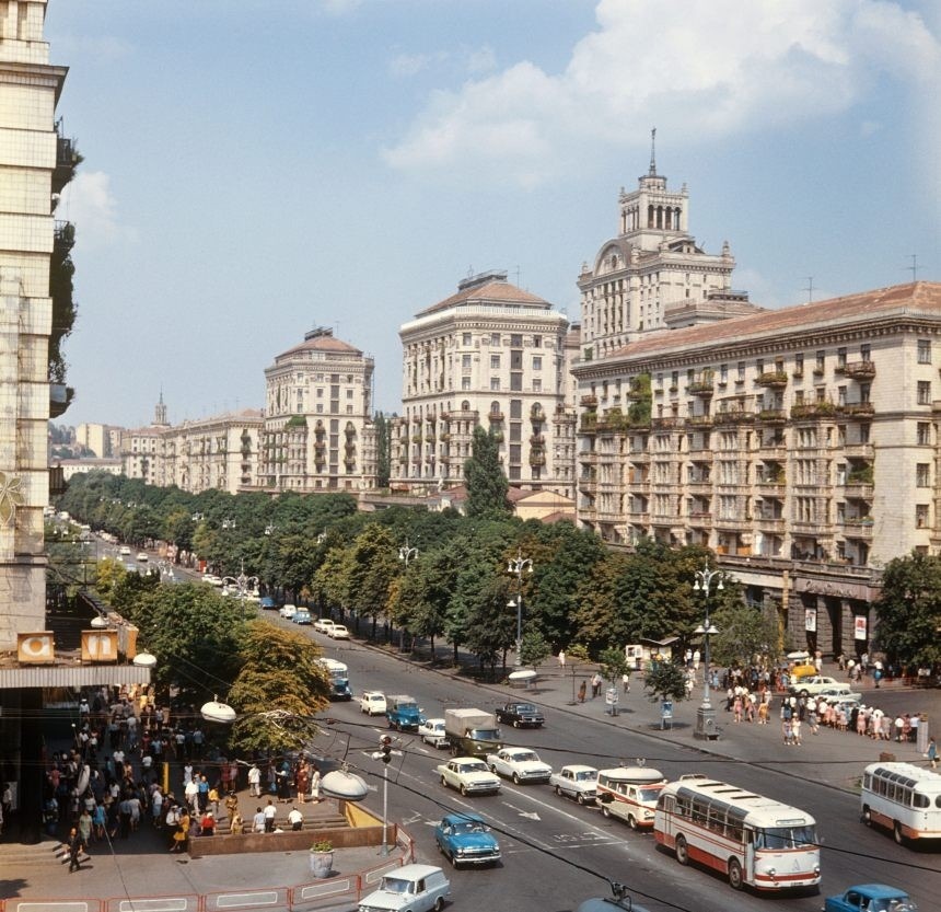 Khreshchatyk street in Kyiv (1972)