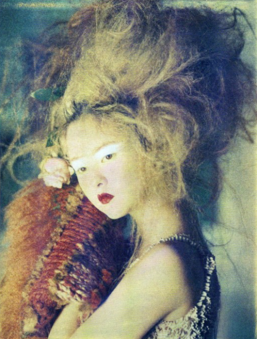 vodis:Devon Aoki shot by Karl Lagerfeld for Vogue Russia...