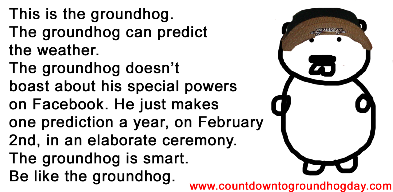 This is the Groundhog