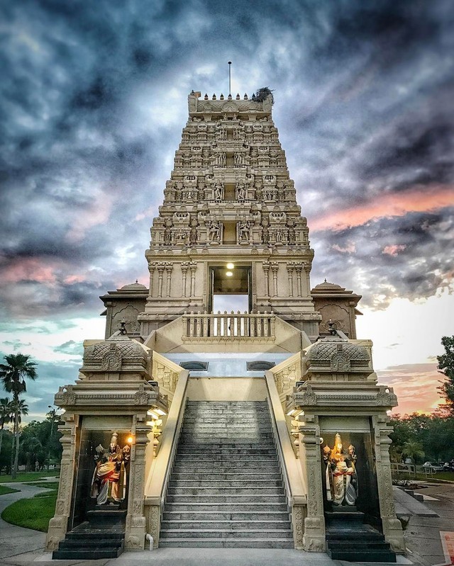 Hindu Cosmos The Hindu Temple of Florida Tampa, Florida, USA...