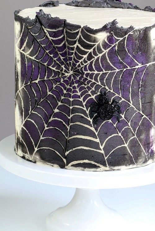 sweetoothgirl:SPIDERWEB CAKE