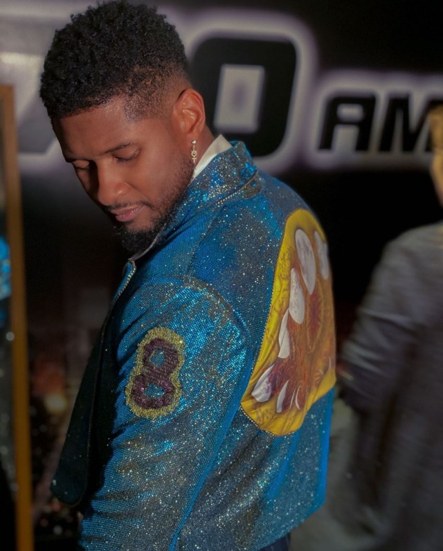 Grammys 2022- Usher sur le tapis rouge