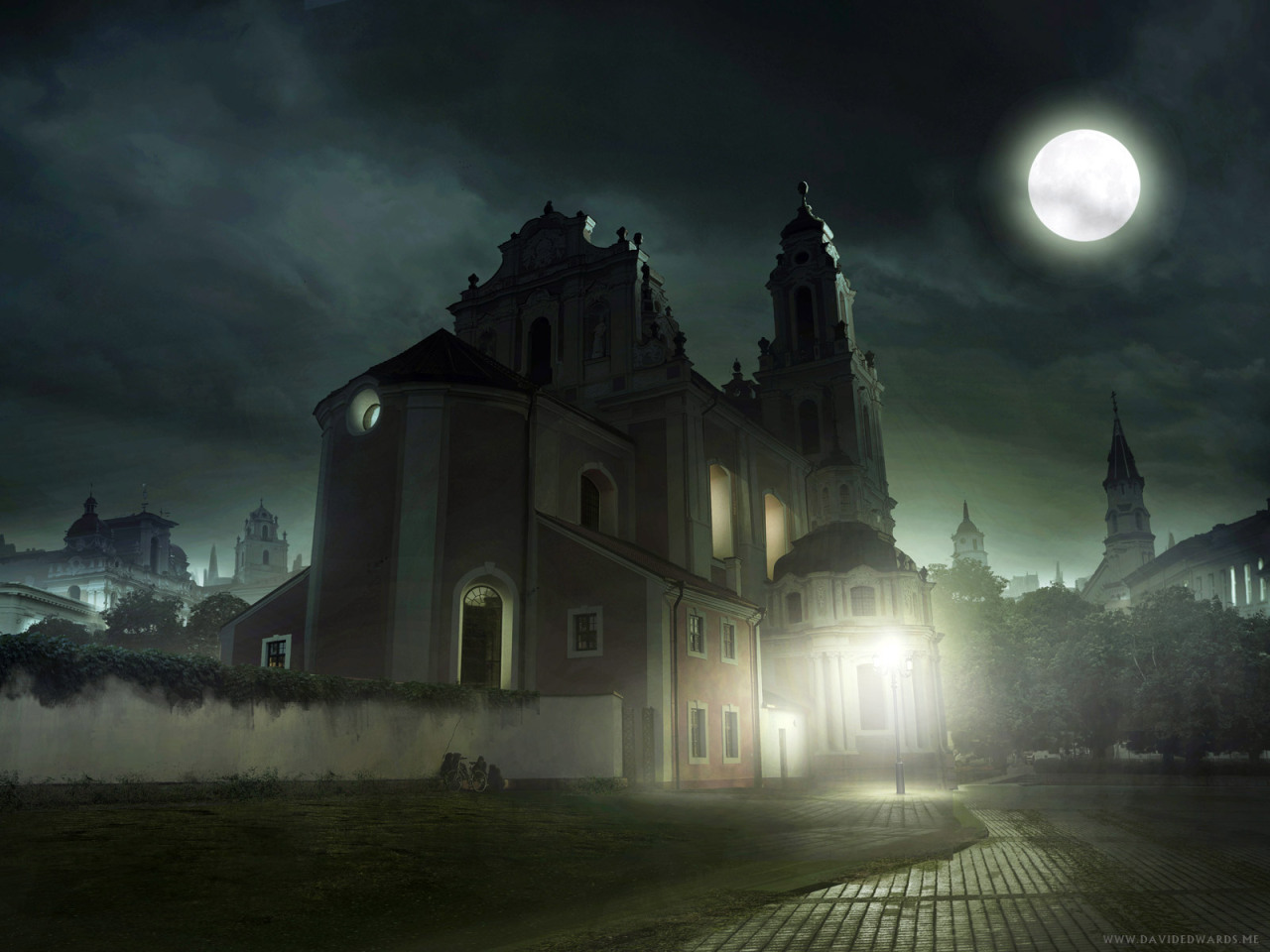 Digital Art — david edwards - dark church