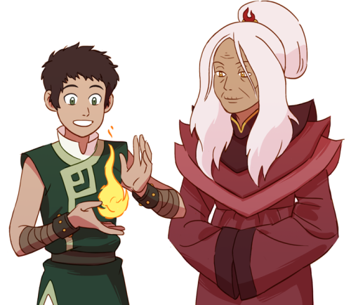 nefelite:More headcanons for the opposite element AU:- Sokka,...