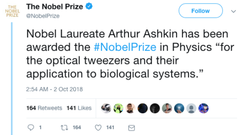 mindblowingscience:Breaking News:The Nobel Prize in Physics...