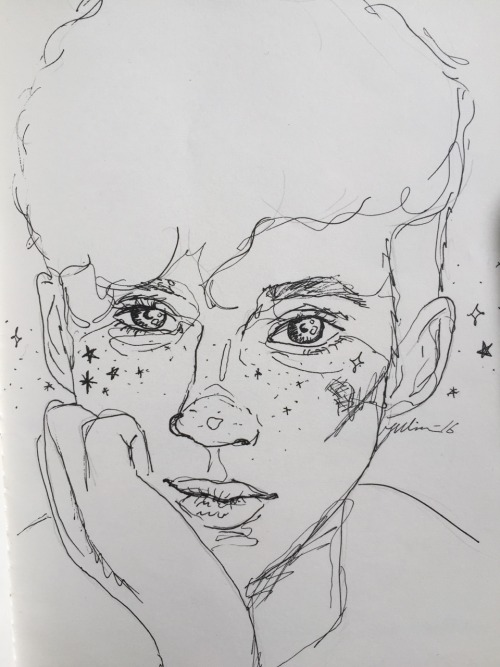 tomorrowforyesterday:Quick sketch of Troye