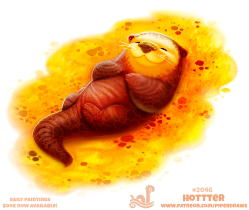 cryptid-creations:Daily Paint 2046# HotterDaily Book and...