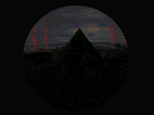 vhs vhs art vhspunk vhspositive vhs glitch glitch glitch art pyramid triangle trippy gif