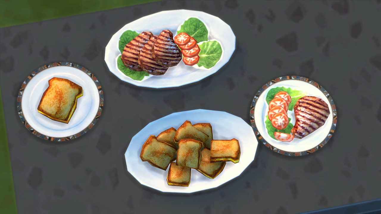 Sims 4 Food Retexture