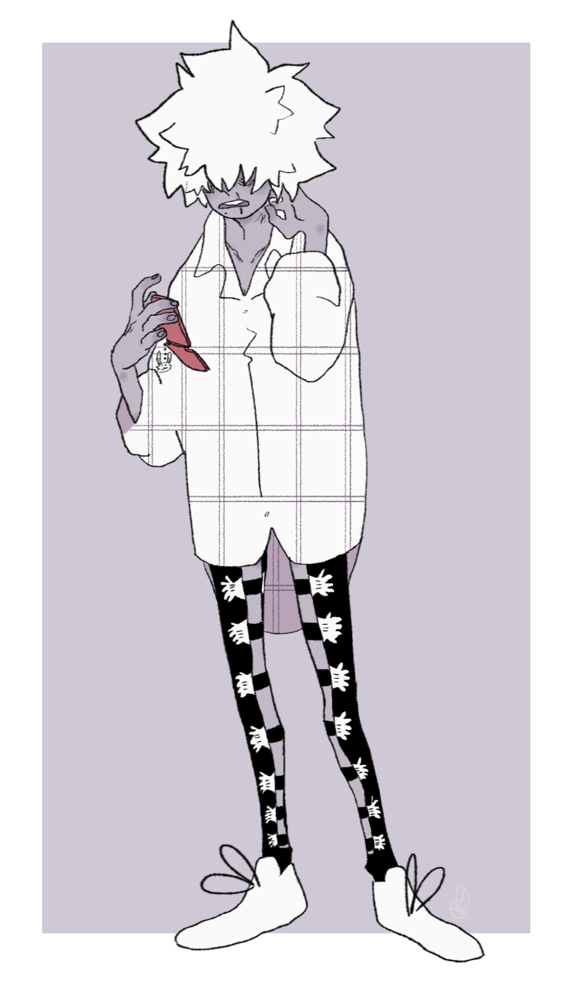 curleebunnee: shigaraki in one my outfits because... - i only care ...