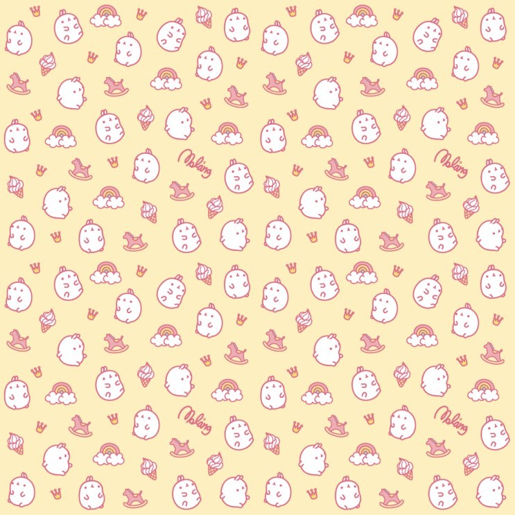 Tiled molang background patterns from [source]... - My Darling Rainbow