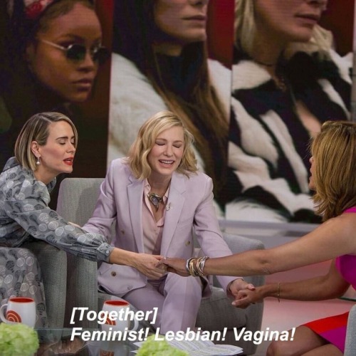 cate blanchett sarah paulson ocean’s 8 ocean’s eight gonna give the gays everything they want lgbt sandra bullock rihanna anne hathaway awkwafina helena bonham carter 20gayteen