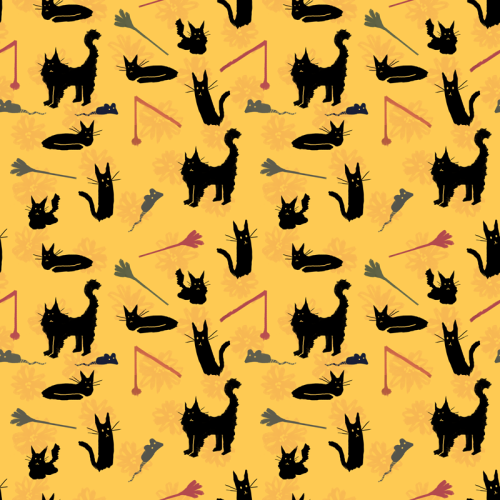 modularart:pattober day 10. kitties!