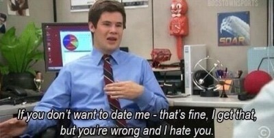 dating being ignored