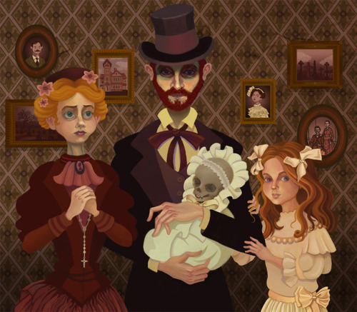 fuckyeahillustrativeart:Ana Menéndez F.Family...