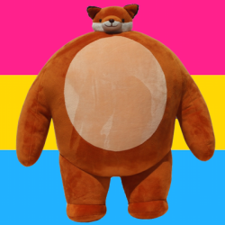 teddy bear with small head and big body