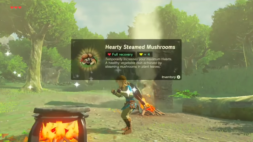 breath of the wild how to get temporary hearts