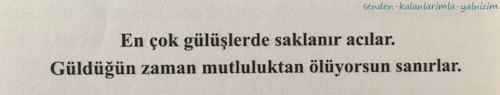 @Öyle Sert De Değilim Eğer Gülseniz Gülümserim