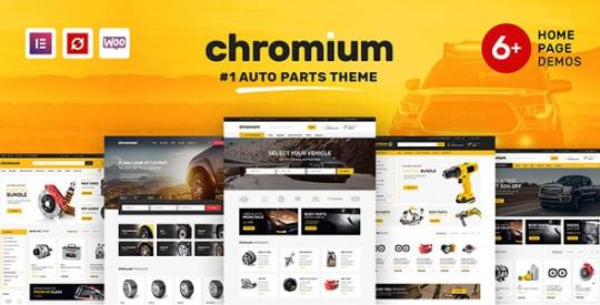 Chromium v1.3.6 - Auto Parts Shop WordPress Theme Nulled