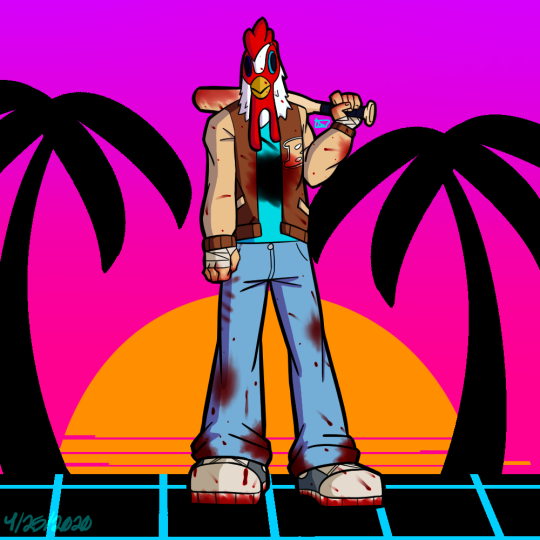 jacket (hotline miami) on Tumblr