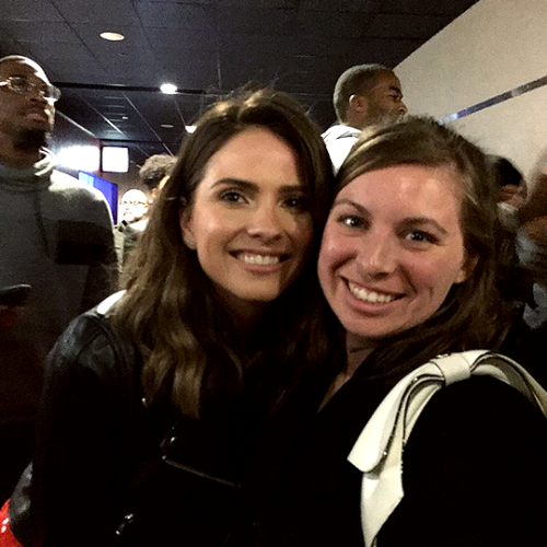 shelleyhennigsource:Shelley with a fan at the ‘When We First...