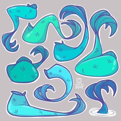 mermaid tail reference | Tumblr