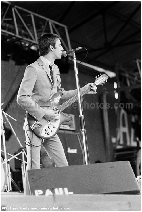 checkoutthebside:Paul Weller live with the Jam, 1978