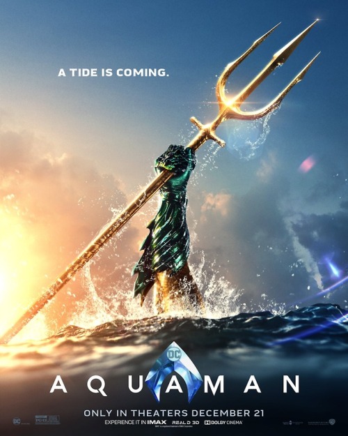 batmannotes:New Aquaman PosterNew trailer set for tomorrow!