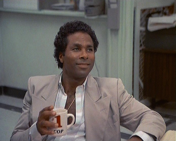 Philip Michael Thomas in Miami Vice (1984).