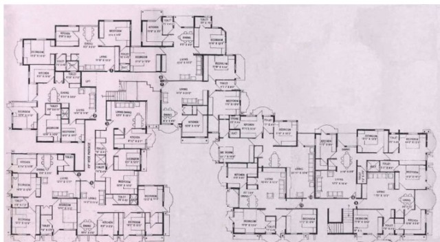 floor plans of the winchester mystery house