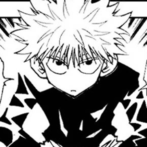 killua in black and white | Tumblr