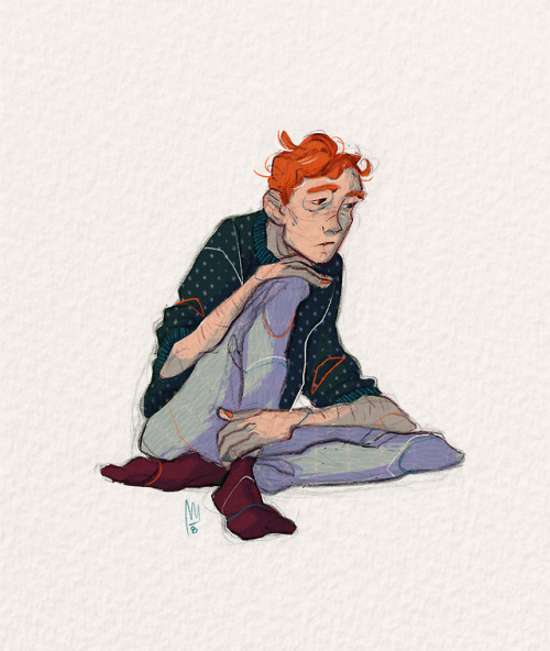 smelslikeart:a sad ron