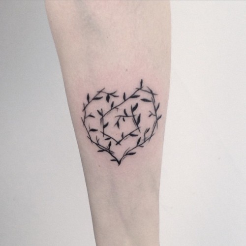 heart Tattoo

Artist: Shpadyreva Julia 💗Tattooer and artist💗... heart;vine;black;arm
