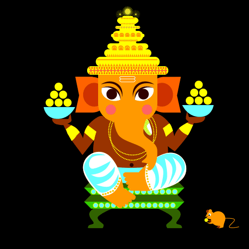 Lord Shree Ganesha Animated GIFs