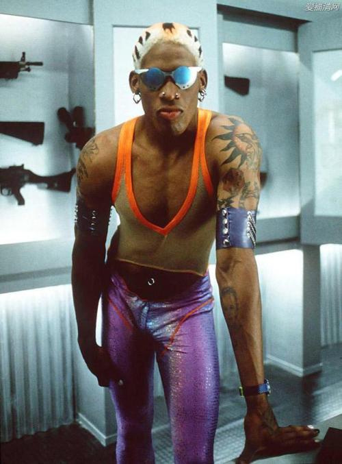 martialartsactionclub:Dennis Rodman in Double Team 1997