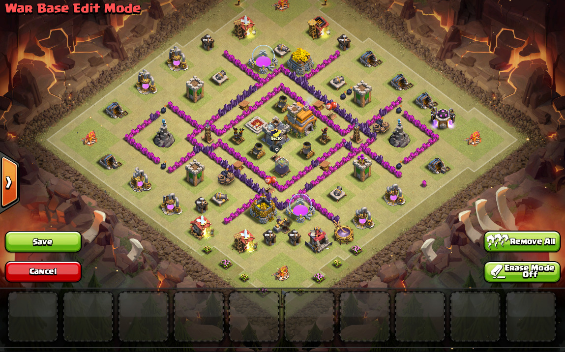 noteworthy games clash of clans town hall 7