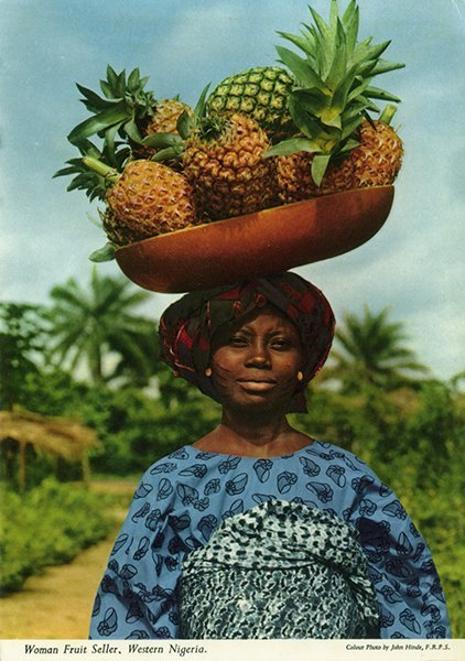 nigerianostalgia:
“ Yoruba fruit seller
John Hinde Collection (1960s-1970s)
More Vintage Nigeria
”