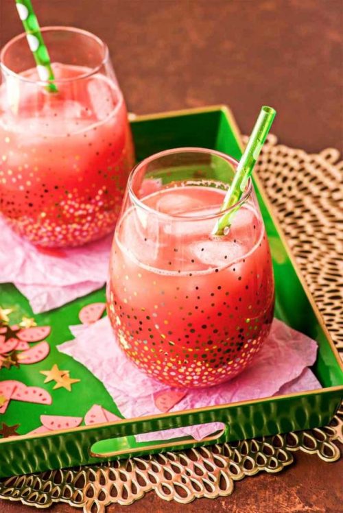 foodffs:WATERMELON RUM PUNCHA refreshing watermelon alcoholic...