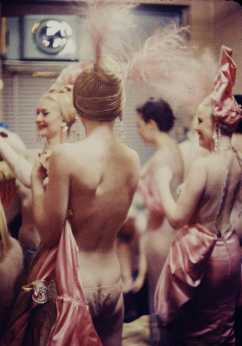 20thcenturypix:raspberryroulade:Backstage at the Latin...