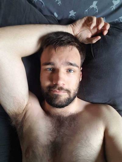 Hung Hairy Chest Selfie.
