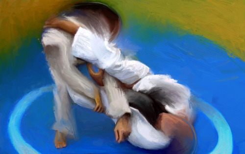 ’Jiu Jitsu Painting’Artist: Dave Dixon