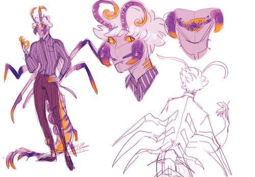 excaive:hewwo i cannot believe i dont have more centipede ocs...