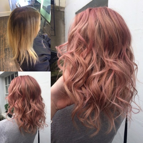 Fresh colour by Libby Clark using instamatic pink dream #wella