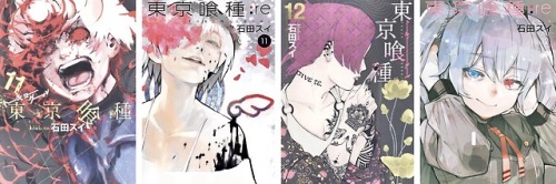 toukatan:tokyo ghoul & tokyo ghoul:re → volume covers 01 -...