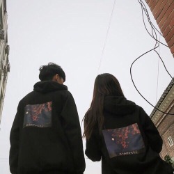 ulzzang couple hoodie