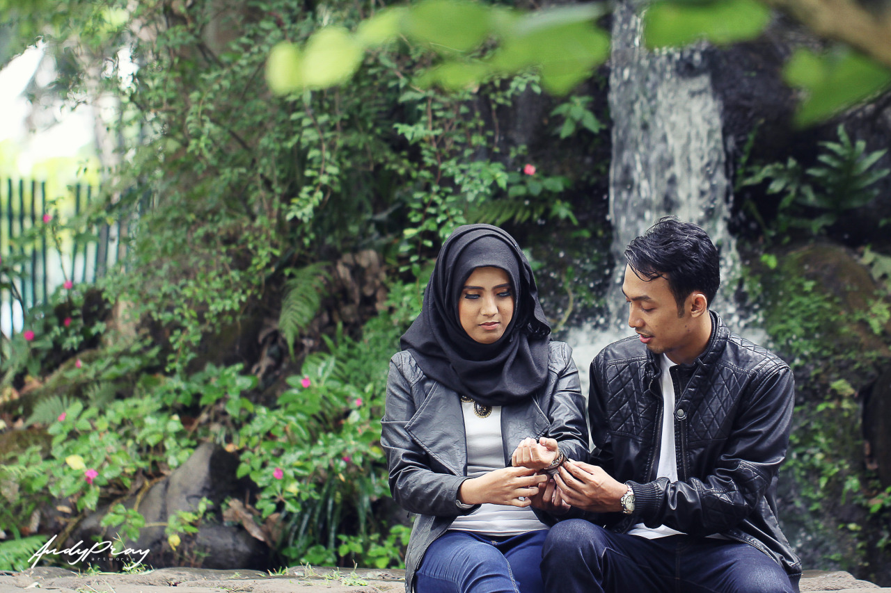 Prewedding Yudi Tia Location Taman Wiladatika