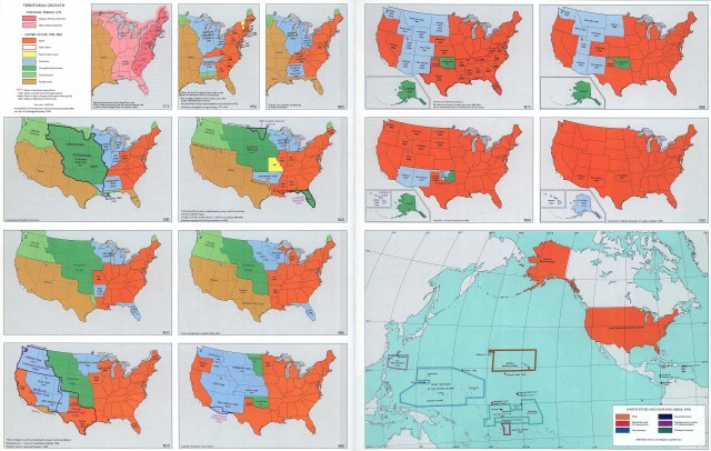 History of the United States: Territorial Growth, - Maps on the Web