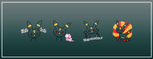 corsolanite:✨  Project Eevee Pokémon Line stickers ✨